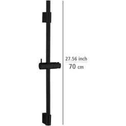 Wenko Duschstange Classic Schwarz 70 Cm -Bad Verkauf 903263 1068 04