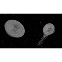 Wenko Regenduschkopf Ultimate Shower Schwarz/Grau Ø 25 Cm -Bad Verkauf 903630 1068 15