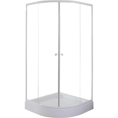 Sanotechnik Rundduschen-Set 195 Cm X 90 Cm X 90 Cm Weiß 1 Sanotechnik Rundduschen-Set 195 Cm X 90 Cm X 90 Cm Weiß