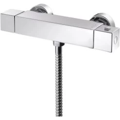 Schulte Thermostat Square Chrom