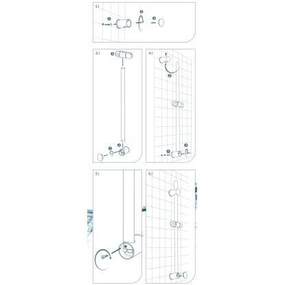Schütte Stangenbrause-Set Raven 70 Cm Schwarz Matt 6 Schütte Stangenbrause-Set Raven 70 Cm Schwarz Matt – Bild 6