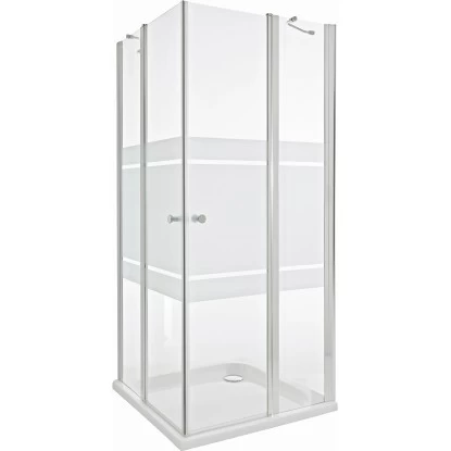 Eckeinstieg Pelmo Chrom 195 Cm X 90 Cm X 90 Cm 2 Eckeinstieg Pelmo Chrom 195 Cm X 90 Cm X 90 Cm – Bild 2