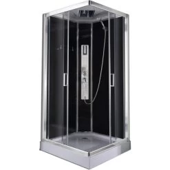 Sanotechnik Komplettduschkabine Trend 2 Chrom-Optik 210 Cm X 90 Cm