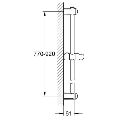 Grohe Brausestange Euphoria 900 Mm 2 Grohe Brausestange Euphoria 900 Mm – Bild 2